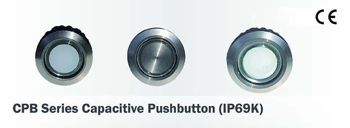 CPB22-CPB30 Series Capacitive Pushbutton (IP69K) - SUNS international LLC
